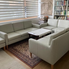 Leather sofa KIRA
